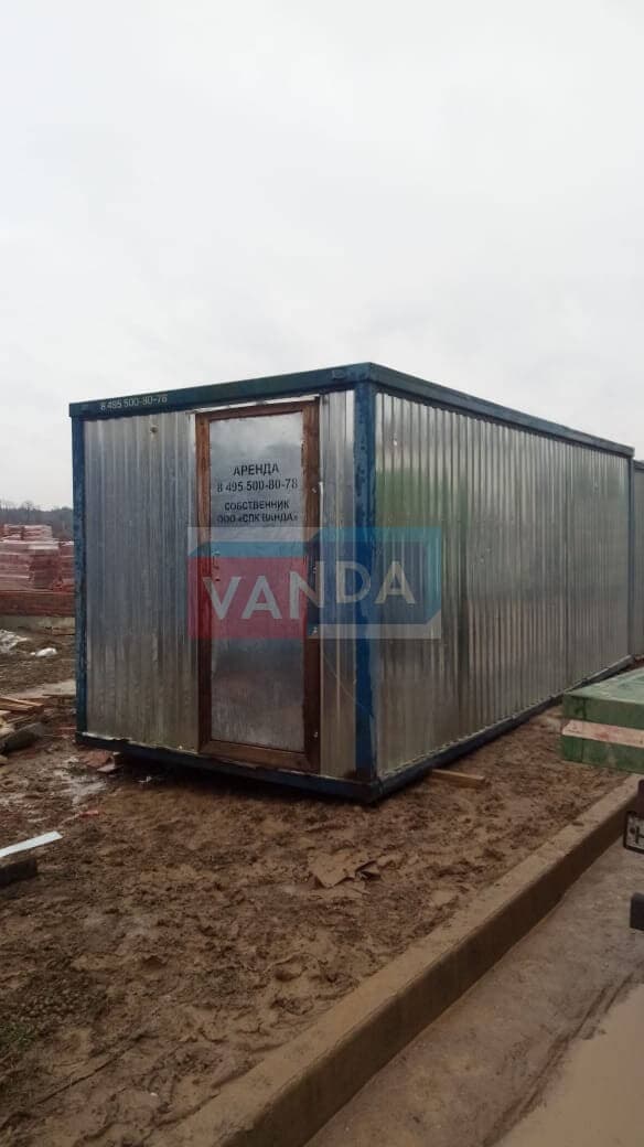 Б/У блок контейнер с тамбуром 5.85x2.45